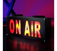 Luce di registrazione, On Air Light Box, Schermo al neon live on air, On Air Signs Light, On Air, Studio LED illuminato, segnale di avvertimento per studio, studio, studio, casa, azienda, scrivania o