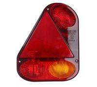 Luce di ricambio triangolare sinistra per rimorchio / roulotte con sistema Ra...