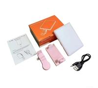 Luce di riempimento a clip VL-60, luce tascabile per computer portatile, conferenze, fotografia all'aperto, luce LED RGB, 3 temperature di colore (lampada rosa)