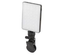 Luce di riempimento clip-on ricaricabile per telefono, 1500mAh, 40 perle RGB