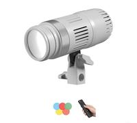 Luce di riempimento con messa a fuoco regolabile con temperatura di colore 3500K-6500K e angolo del fascio di 10-50 gradi per la registrazione video in studio di fotografia in streaming live (Y1)