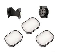 Luce di riempimento magnetica con staffa di espansione per DJI Pocket 4, luce selfie ricaricabile da 200 mAh, 3 temperature di colore 95+CRI, accessori per fotocamera a sgancio rapido (Triple)