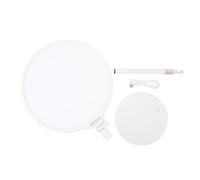 Luce di riempimento per desktop USB 36 cm 2900K-6600K Luce di riempimento per selfie di bellezza Luce per selfie tavolo con chip LED 168 pezzi per la fotografia Streaming live (Bianca)