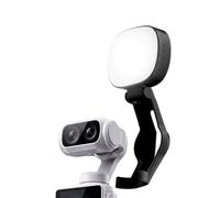 Luce di riempimento per fotocamera Insta360 Luna Ultra, Type-C ricaricabile a 180 ° regolabile pieghevole mini luce ausiliaria a LED per riprese all'aperto e vlog