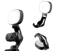 Luce di riempimento per Insta360 Luna Ultra, luce pieghevole regolabile a 180°, luce LED ricaricabile di tipo C, mini luce di riempimento portatile per accessori Insta360 Luna Ultra
