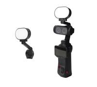 Luce di Riempimento Portatile per Insta360 Luna Ultra, Luci per il Viso Luminosità Della Temperatura a 3 Colori Faro da Ricerca Vlog Leggero e di Lunga Durata Regolabile per 360 Luna Ultra