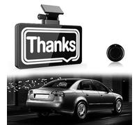 Luce di ringraziamento per lunotto posteriore dell'auto, display automatico del galateo, logo RGB LED accessori auto