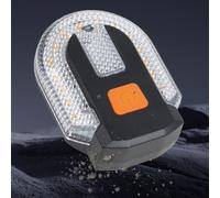 Luce di segnalazione di svolta bici wireless USB ricaricabile con telecomando pe