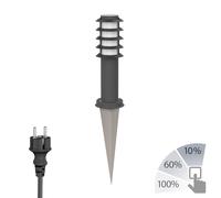 Luce di segnalazione PORU con picchetto a terra e cavo da 2 m per griglia [EEK: D]