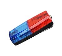 Luce di segnalazione rossa e blu for spalla, ricarica USB con clip in acciaio inossidabile, allarme, segnale flash, lampada stroboscopica, 1 pz.