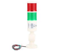 Luce di segnalazione,Spia di emergenza, 2 colori LED Spia con cicalino base pieghevole, per macchine utensili, cantiere