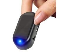 Luce Di Sicurezza Falsa LED - Lampada Di Allarme Imitazione LED Lampeggiante con Energia Solare E Segnale Simulato | Sicurezza Auto per Deterrente Garage In Pat