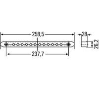 Luce di stop ausiliaria HELLA 2DA 959 071-237