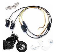Luce di stop moto luci LED per moto - Luci LED Eagle Eye 2 pezzi - Wing LED Tappeto Underglow, Lampada di proiezione tappeto porta di benvenuto per gli amanti del motociclo