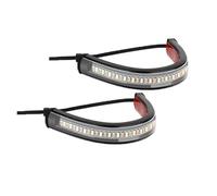 Luce Di Svolta A LED Universale Per Moto DRL, Lampeggiante, Ambra, Rosso E Giallo, Per, Con Anello Striscia Luminosa A Forcella Moto Indicatori Direzione