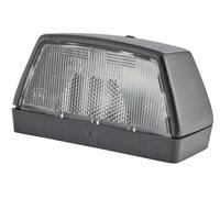 Luce Di Targa Destra 6 V R10W Alogena Cristallo HELLA