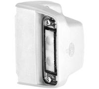 HELLA 2KA 012 271-231 Luce targa, LED, 24/12V, Montaggio, esterno/avvitato, colore diffusore luce cristallino, Cavo 2000mm, Spina Manicotto spina piatta, Attacco laterale, Quantità 1