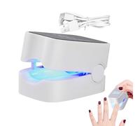 Luce Di Unghie A Led Ricaricabile Con Display Digitale - Lampada Gel UV Per Smalto, Asciugatrice Professionale Per Manicure, Timer Intelligente, Uso Casa Salone Ricostruzione Unghie
