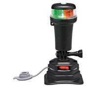 Luce di via bicolore rossa/verde base snodo swivel Segnalazione - 1 PZ Osculati