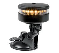 Luce di via port. 360° bianca supporto a ventosa - 1 PZ Osculati - 11.139.43