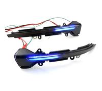 luce dinamica luci segnale Per Seat Per Arona KJ7 2017 2018 2019 Lampeggiatore Dinamico LED Indicatore Di Direzione Specchio Indicatore Luminoso Accessori(Blue and yellow)
