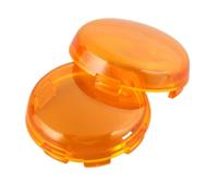 Luce direzione Copri lente in plastica per indicatori di direzione per moto per XL883 48 per Electra Glide per Dyna per Softail 1986-2015 5,1 cm 2 pezzi