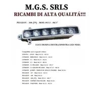 LUCE DIURNA DESTRA/SINISTRA-LED-NERA PEUGEOT 308 (T9)09/13-08/17