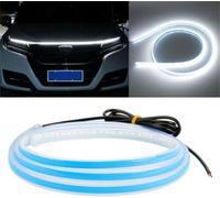 Luce DRL Flessibile Per Mercurio 1.5M LED Bianca Per Il Cofano Dell'Auto