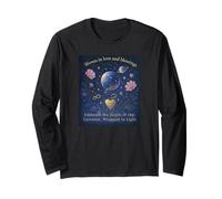 Luce e benedizioni Spazio e Arte dei Fiori energia curativa Indumento di compassione Maglia a Manica