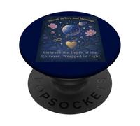 luce e benedizioni spazio e arte dei fiori energia curativa Indumento di compassione PopSockets PopGrip Adesivo