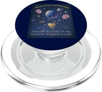 luce e benedizioni spazio e arte dei fiori energia curativa Indumento di compassione PopSockets PopGrip per MagSafe