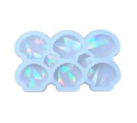 Luce E Ombra Portachiavi Stampo In Silicone Orecchini Perforabili Ciondolo Fatto A Mano Regalo Compleanno Gioielli Capesante Olografici