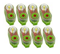 Luce Emergenza Giubbotto Salvataggio a LED Con Attivazione Ad Acqua - Set Da 6/8 Pezzi - Rosse E Verdi per Emergenza in Mare per Sopravvivenza Luci Stomboscopiche Giubbetto