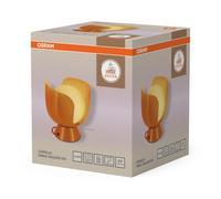 Luce-Erlebnisse Tischleuchte Arancione Vetro OSRAM E14 21 cm Interno Moderno