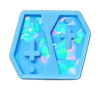 Luce Fai -da -te E Ombra Olografica Orenatura Trasversale In Silicone Stampi Portachiavi A Pendente A Pendente Che Produce Stampo Per Orecchini