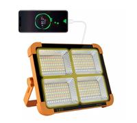 LUCE FARO 120 W EMERGENZA PORTATILE RICARICABILE PANNELLO SOLARE POWER BANK USB