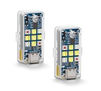 Luce flash per droni, luce flash a LED anti-collisione, per DJI Neo 2, Avata 2, Mini 4K, Mini 5, 4, 3, Mavic 4, 3, 2, Air 3S, accessorio Strobe Drone Light per tutti i droni RC (2 pezzi)