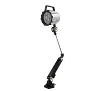 Luce for macchina a LED, Lampada da lavoro for illuminazione industriale, Trapano con braccio lungo regolabile in lega di alluminio e base fissa a vite, Macchine utensili e tornio(Size:12W/220V)