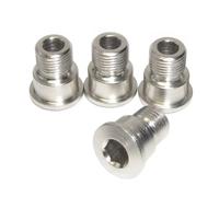 LUCE FORTE | 4 Viti di fissaggio per piastre compatibili Shimano Dura Ace-Ultegra-105 - Kit 4 Viti Strongligh. Modelli compatibili: Shimano FC-R9000 Shimano FC-5800 Shimano FC-6800