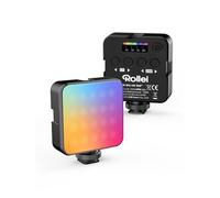 Rollei Lumis Mini Luce LED RGB a Colori, 60 LED, 2500-9000 K, 6 W, 200 lux (0.5 m a 5500 K)