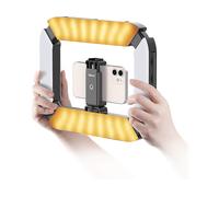 Ulanzi U200 - Lampada ad anello video con supporto per telefono e batteria esterna integrata