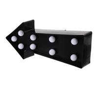 luce freccia led 3d in plastica nera per decorazione natalizia matrimonio