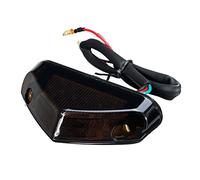 Luce Freno Posteriore 1pc Universale Per Moto Rosso 12led Faro Fanale Posteriore Luce Di Stop Posteriore Luci Freno Moto Parafango Lampada Di Arresto Del Freno