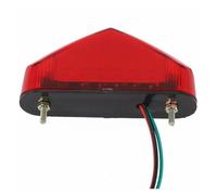 luce freno posteriore moto Fanali posteriori a LED per moto Targa rossa DC 12V Faro per Fanale posteriore Luce di arresto