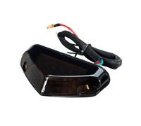 luce freno posteriore moto Fanali posteriori a LED per moto Targa rossa DC 12V Faro per Fanale posteriore Luce di arresto