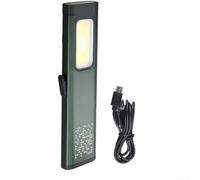 Luce Frontale COB Magnetica Ricaricabile USB-C Leggera | Base magnetica , posteriore per sicura, mani libere, ideale per e outdoor(Green)