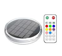 Luce galleggiante per piscina, a energia solare, con telecomando che cambia colore, impermeabile IP55, decorazione esterna per piscina, vasca da bagno, giardino, patio