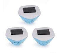 Luce galleggiante per piscina alimentata da energia solare e ricarica USB per giochi d'acqua all'aperto e intrattenimento in giardino (3 pezzi)