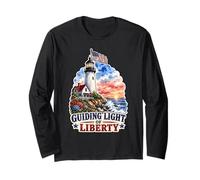 Luce Guida della libertà Americana Maglia a Manica