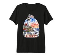 Luce Guida della libertà Americana Maglietta Premium
